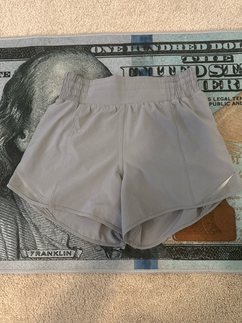 Grey Lululemon hotty hot 4โ shorts #athletic #activewear